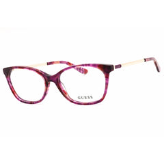 Guess Unisex Eyeglasses - Acetate Violet Full Rim Rectangular Frame | GU50194 083
