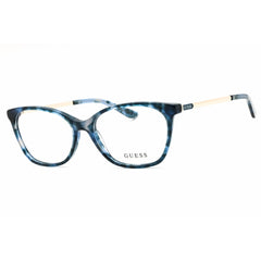 Guess Unisex Eyeglasses - Acetate Blue Full Rim Clear Lens Oval Frame | GU50194 092