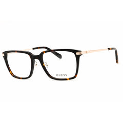 Guess Unisex Eyeglasses - Acetate Dark Havana Rectangular Shape Frame | GU50206-D 052