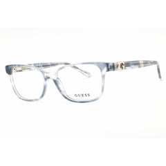 Guess Unisex Eyeglasses - Acetate Blue Full Rim Rectangular Frame, 52mm | GU50227 092