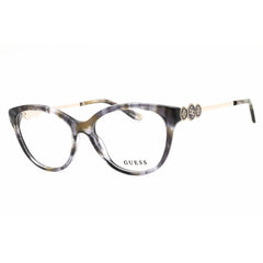 Guess Unisex Eyeglasses - Acetate Grey Full Rim Cat Eye Frame, 53mm | GU50230 020
