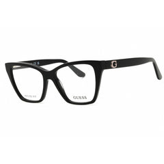 Guess Unisex Eyeglasses - Acetate Shiny Black Full Rim Cat Eye, 50mm | GU50235 001
