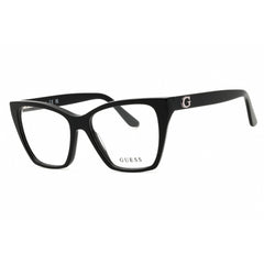 Guess Unisex Eyeglasses - Acetate Shiny Black Full Rim Cat Eye, 52mm | GU50235 001