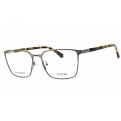 Guess Unisex Eyeglasses - Matte Gunmetal Rectangular Shape Frame, 58mm| GU50243 009