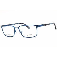 Guess Unisex Eyeglasses - Matte Blue Full Rim Rectangular Frame, 55mm | GU50244 091