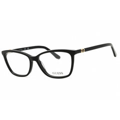 Guess Unisex Eyeglasses - Acetate Shiny Black Rectangular Frame, 54mm | GU50310 001