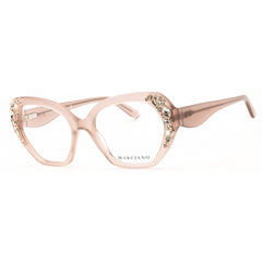 Guess by Marciano Unisex Eyeglasses - Shiny Beige Full Rim Frame | GM50039 057