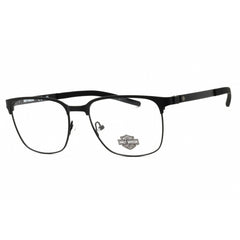 Harley Davidson Unisex Eyeglasses - Matte Black Metal Full Rim Frame | HD50018 002