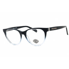 Harley Davidson Unisex Eyeglasses - Blue Acetate Round Full Rim Frame | HD50056 092