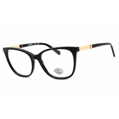 Harley Davidson Unisex Eyeglasses - Shiny Black Acetate Full Rim Frame | HD50075 001