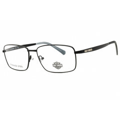 Harley Davidson Unisex Eyeglasses - Matte Black Metal Full Rim Frame | HD50100 002