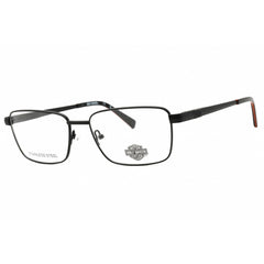 Harley Davidson Unisex Eyeglasses - Shiny Black Metal Full Rim Frame | HD50112 001