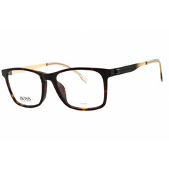 Hugo Boss Unisex Eyeglasses - Havana Plastic Full Rim Frame | BOSS 1343/F 0086 00