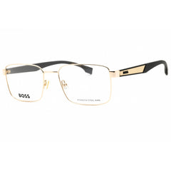 Hugo Boss Unisex Eyeglasses - Gold Rectangular Full Rim Frame | BOSS 1769 0J5G 00