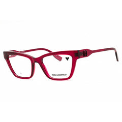 KARL LAGERFELD Unisex Eyeglasses - Cyclamen Pink Cat Eye Full Rim Frame | KL6135 540