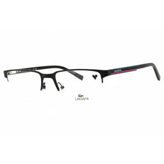 Lacoste Unisex Eyeglasses - Matte Black Rectangular Half Rim Frame | L2279 N 002