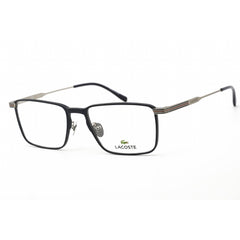 Lacoste Unisex Eyeglasses - Semimatte Blue Rectangular Full Rim Frame | L2285E 400