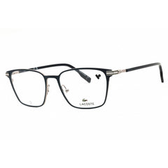 Lacoste Unisex Eyeglasses - Matte Blue Metal Rectangular Full Rim Frame | L2301 424