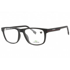 Lacoste Unisex Eyeglasses - Matte Black Rectangular Shape Full Rim Frame | L2887 002