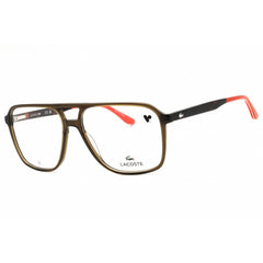 Lacoste Unisex Eyeglasses - Transparent Khaki Brown Full Rim Frame | L2991 275