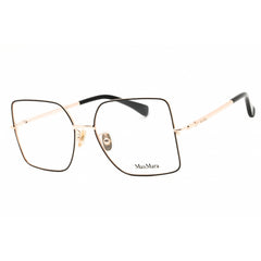 Max Mara Unisex Eyeglasses - Shiny Rose Gold Oversized Full Rim Frame | MM5098-H 028