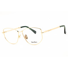 Max Mara Unisex Eyeglasses - Shiny Deep Gold Metal Cat Eye Shape Frame | MM5153 030