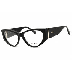Max Mara Unisex Eyeglasses - Shiny Black Acetate Cat Eye Full Rim Frame | MM5174 001