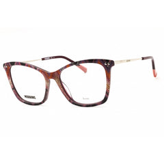 Missoni Unisex Eyeglasses - Pattern Pink Violet Cat Eye Shape Frame | MIS 0108 0S68 00