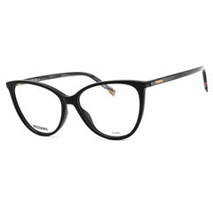 Missoni Unisex Eyeglasses - Black Plastic Cat Eye Full Rim Frame | MIS 0136 0807 00