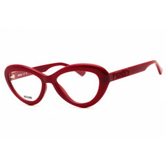 Moschino Unisex Eyeglasses - Red Plastic Cat Eye Shape Full Rim Frame | MOS635 0C9A 00