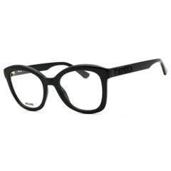 Moschino Unisex Eyeglasses - Black Plastic Rectangular Shape Frame | MOS636 0807 00
