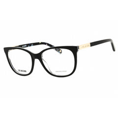 Moschino Love Unisex Eyeglasses - Black Plastic Rectangular Frame | MOL564 0807 00