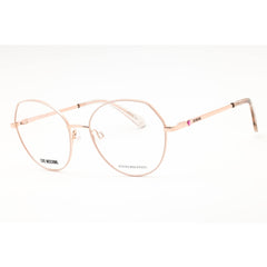 Moschino Love Unisex Eyeglasses - Copper Gold Nude Full Rim Frame | MOL634 0PY3 00