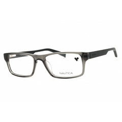 Nautica Unisex Eyeglasses - Smoke Crystal Rectangular Shape Full Rim Frame | N8159 015