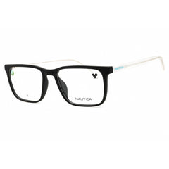 Nautica Unisex Eyeglasses - Matte Black Rectangular Shape Full Rim Frame | N8183 005