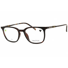 Nautica Unisex Eyeglasses - Dark Tortoise Rectangular Shape Full Rim Frame | N8184 206