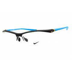Nike Unisex Eyeglasses - Matte Black/Photo Blue Sport Wraparound Frame | 7070/3 012