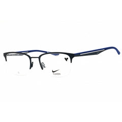 Nike Unisex Eyeglasses - Satin Navy/Deep Royal Metal Rectangular Frame | 4316 410