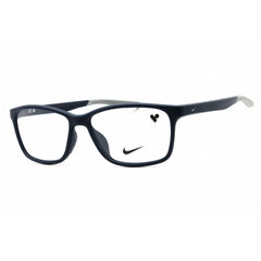Nike Unisex Eyeglasses - Matte Blue Injected Propionate Full Rim Frame | 7118 413