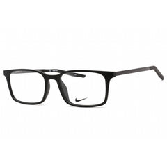 Nike Unisex Eyeglasses - Matte Black Plastic Rectangular Full Rim Frame | 7282 001