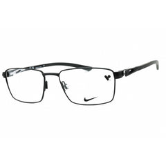 Nike Unisex Eyeglasses - Satin Black/Anthracite Metal Rectangular Frame | 8140 001