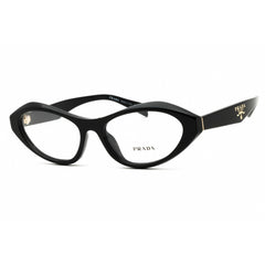 Prada Unisex Eyeglasses - Black Acetate Cat Eye Shape Full Rim Frame | 0PR A21V 16K1O1