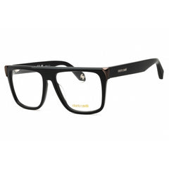 Roberto Cavalli Unisex Eyeglasses - Shiny Black Rectangular Shape Frame | VRC025V 0700
