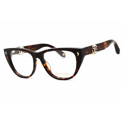Roberto Cavalli Unisex Eyeglasses - Shiny Dark Havana Full Rim Frame | VRC045 01AY