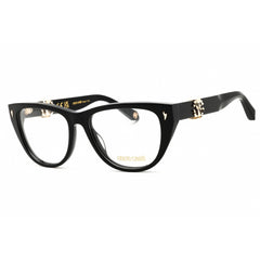 Roberto Cavalli Unisex Eyeglasses - Shiny Black Plastic Full Rim Frame | VRC045 0700