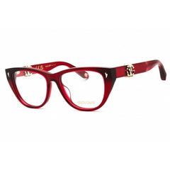 Roberto Cavalli Unisex Eyeglasses - Shiny Dark Burgundy Full Rim Frame | VRC045 0954