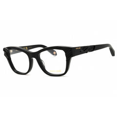 Roberto Cavalli Unisex Eyeglasses - Shiny Black Cat Eye Shape Frame | VRC107M 0700
