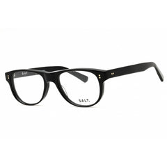 Salt Unisex Eyeglasses - Black Plastic Oval Shape Full Rim Frame | ALDAN-51 BK