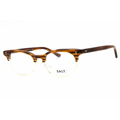 Salt Unisex Eyeglasses - White Oak Plastic Oval Shape Full Rim Frame | GARLAND-48 WOK