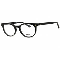 Salt Unisex Eyeglasses - Matte Black Plastic Oval Full Rim Frame | GARLAND-51 MBK